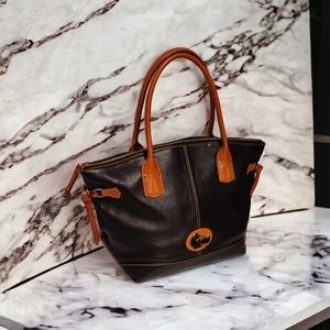 Dooney & Bourke chamosa leather zip tote